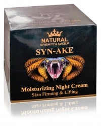 Омолаживающий увлажняющий ночной крем для лица (Natural SP Beauty and MakeUp Moisturising Night Cream Skin Firming and Lifting Syn-Ake)