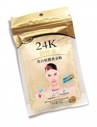 24К активная золотая отбеливающая мягкая маска-пудра (LIYANSHIJIA 24K Active Gold Whitening Soft Mask Gold Powder)