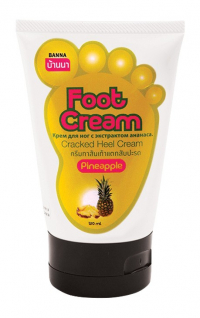 Крем для ног с экстрактом Ананаса (BANNA Foot Cream Pineapple)